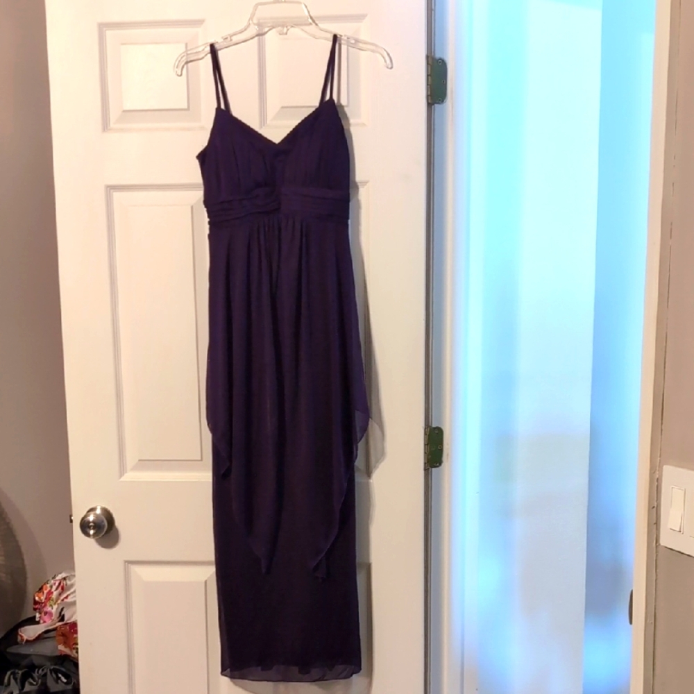 Enfocus Studio Deep Purple Midi Dress